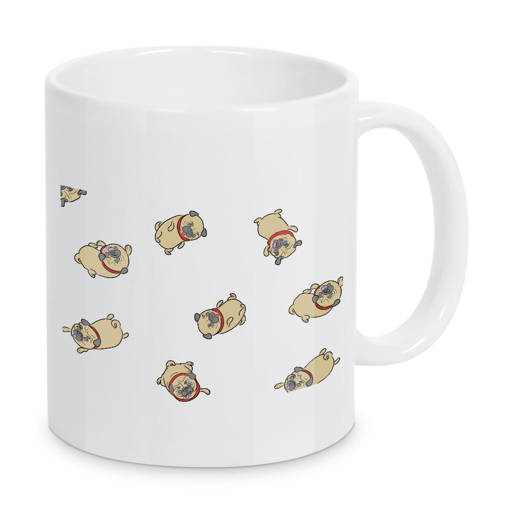 Tasse "Möpse Muster 2" artboxONE - Tiere - Möpse muster