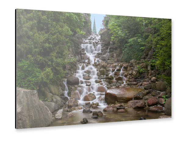 Alu-Dibond "Wasserfall im Viktoriapark 2" 30x20 cm artboxONE