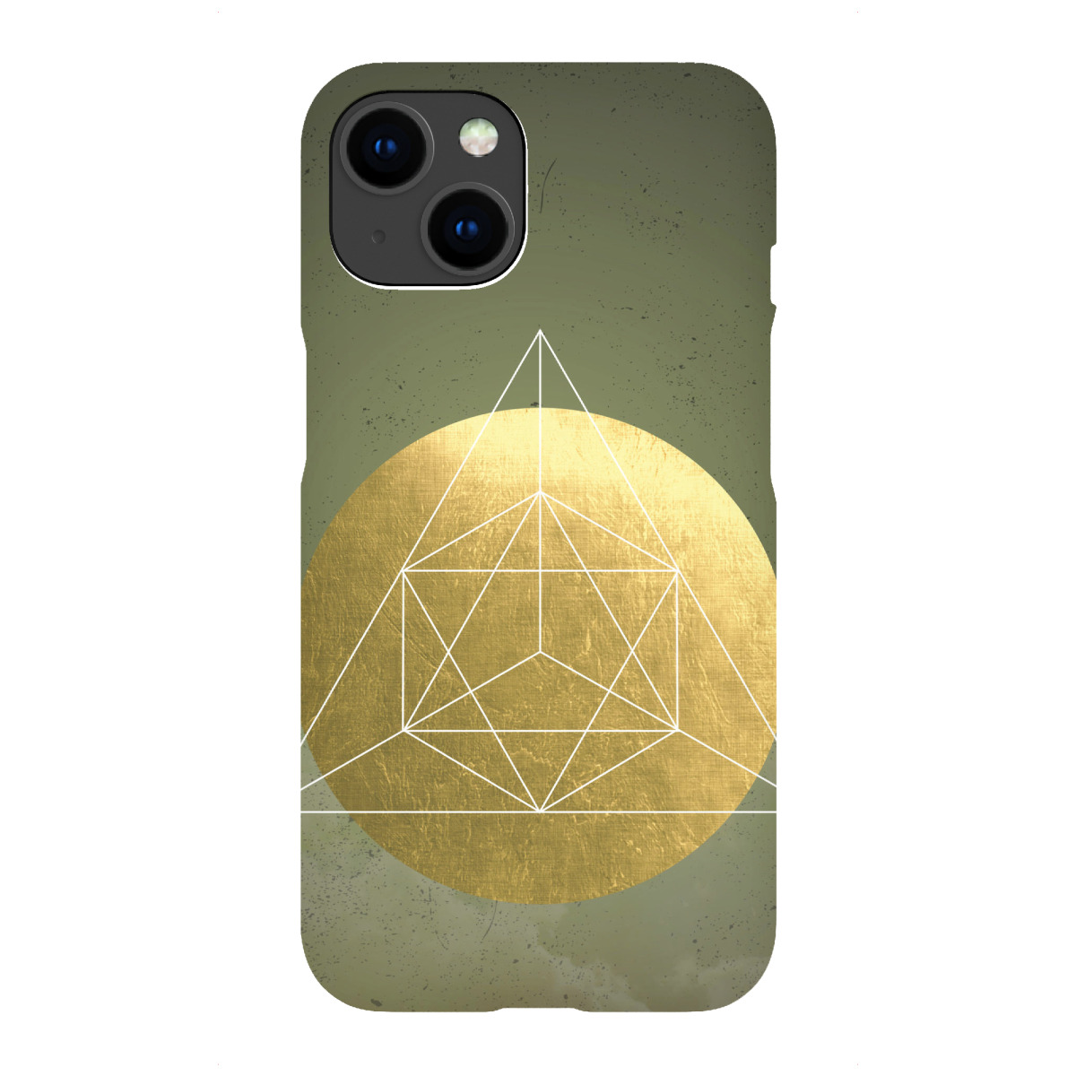 "Green and Gold Lux"für iPhone - Premium-Case Handyhülle artboxONE