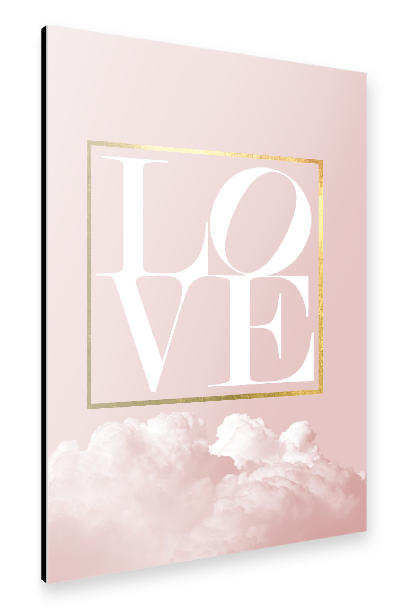 Alu-Dibond "Love 9" 30x20 cm artboxONE