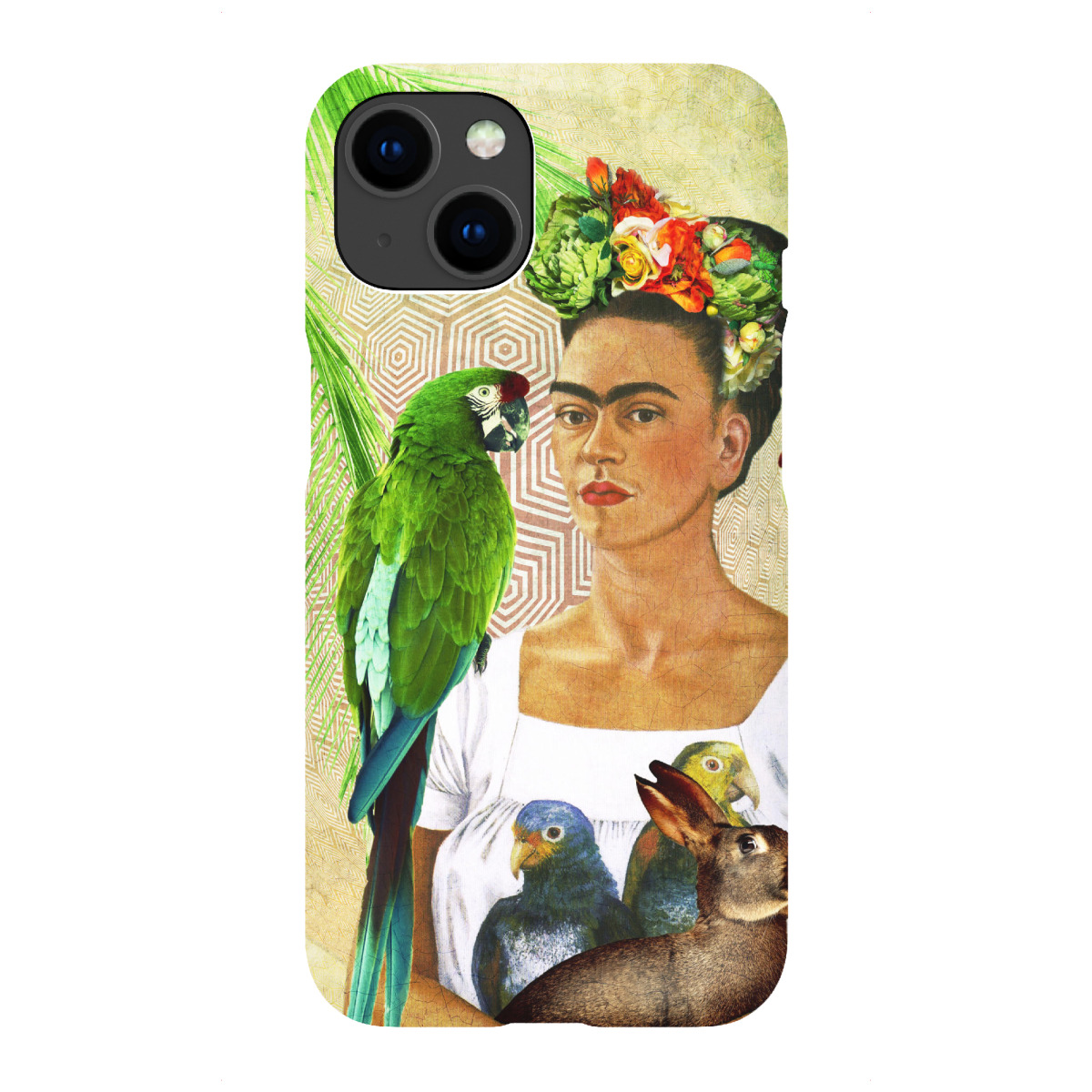 "Frida And Her Pets"für iPhone - Premium-Case Handyhülle artboxONE