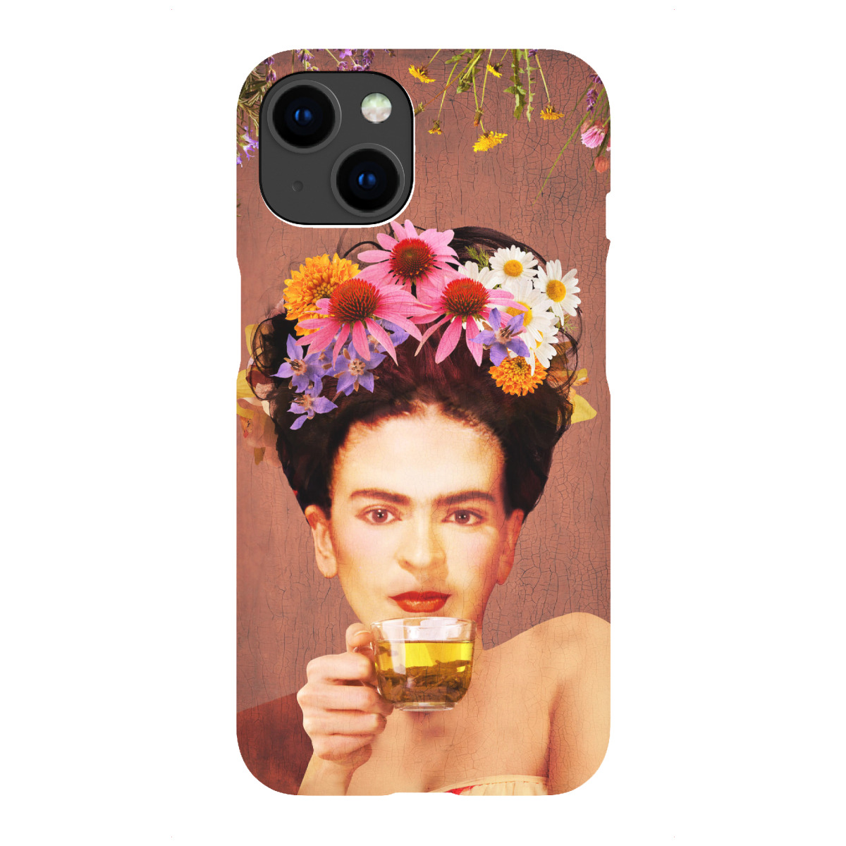 iPhone "Frida Drinking Tea" Premium-Case Handyhülle artboxONE