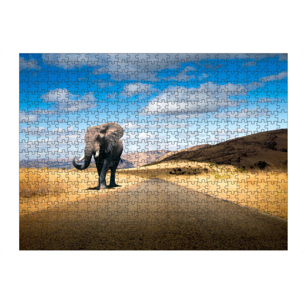 artboxONE Puzzle "Elefant Roadtrip" artboxONE - Natur,Reise,Tiere,Reise / Afrika - Elefant,Wildlife,Afrika,Safari,Natur,Elephant,Africa,Nature