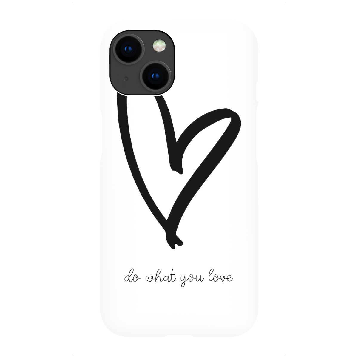 iPhone "DO WHAT YOU LOVE" Premium-Case Handyhülle artboxONE