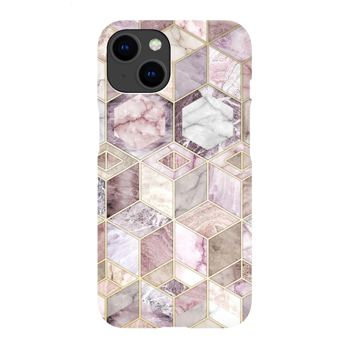 iPhone "Blush Quartz Honeycomb" Premium-Case Handyhülle artboxONE