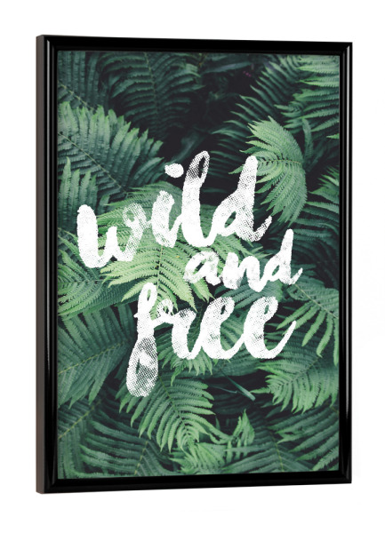 Poster mit schwarzem Rahmen "Inspirational Quote" artboxONE - Typografie,Natur,Festivals