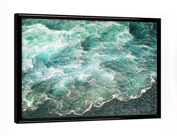 Poster mit schwarzem Rahmen "Turquoise Ocean" artboxONE - Natur,Reise,Reise / Strand und Meer,Festivals