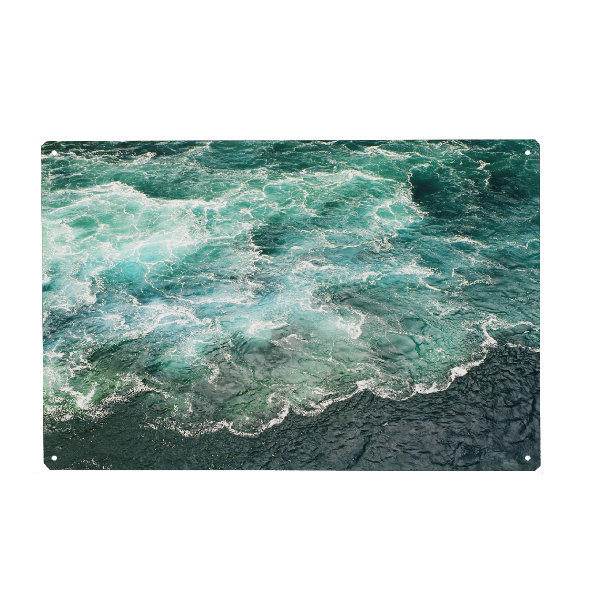 Metall Poster "Turquoise Ocean" artboxONE - Natur,Reise,Reise / Strand und Meer,Festivals