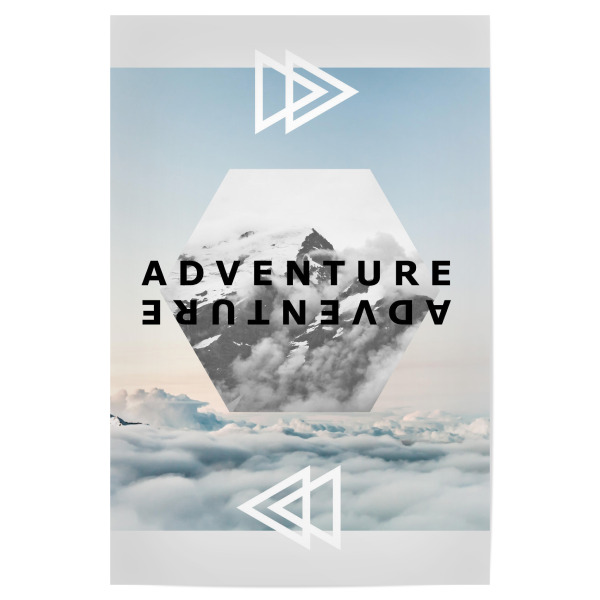 Poster 30x20 cm "Adventure 3" artboxONE - Typografie,Geometrie,Festivals