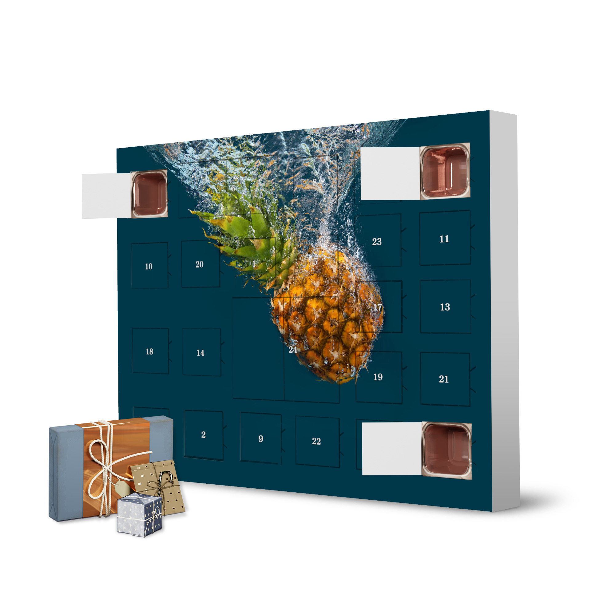 Adventskalender zum Selbstbefüllen Tropical Pineapple Photo artboxONE Adventskalender Essen & Trinken / Obst & Gemüse