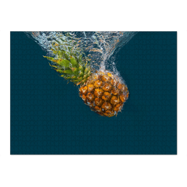 Puzzle Ravensburger "Tropical Pineapple Photo" artboxONE - Essen & Trinken / Obst & Gemüse