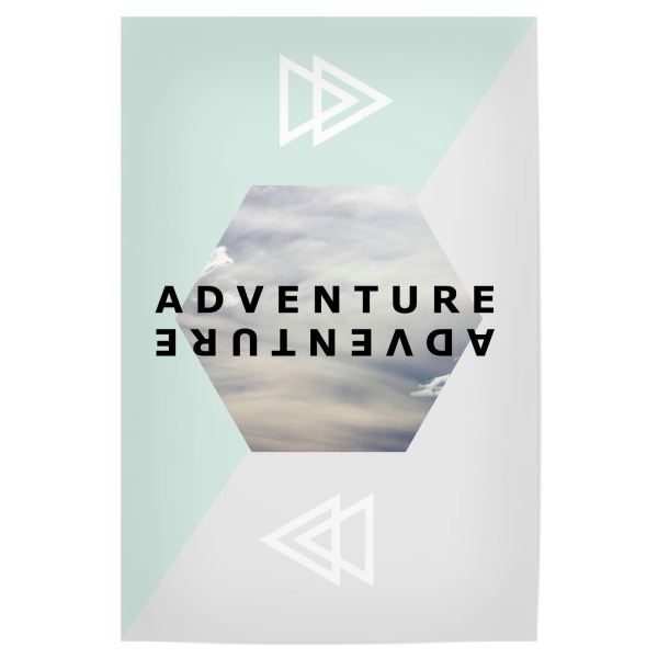 Poster 30x20 cm "Adventure" artboxONE - Geometrie,Festivals