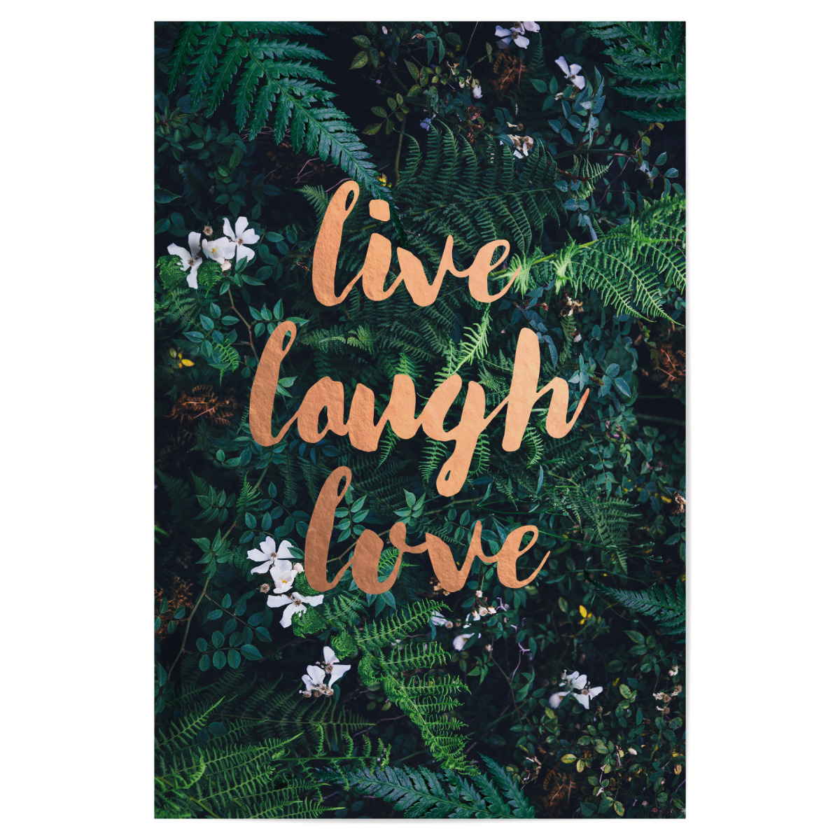 Rose Gold Live Laugh Love Als Poster Bei Artboxone Kaufen