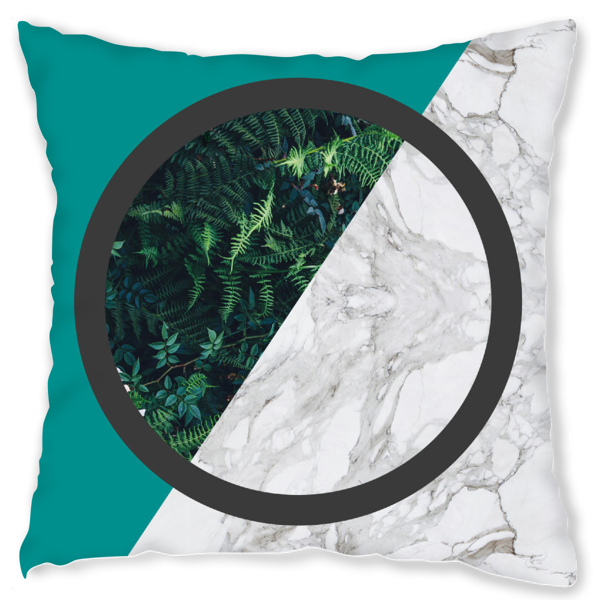 Design-Kissen "Geometric Marble 3" artboxONE - Natur,Abstrakt,Geometrie,Marmor