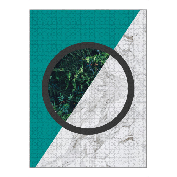 Puzzle Ravensburger "Geometric Marble 3" artboxONE - Natur,Abstrakt,Geometrie,Marmor