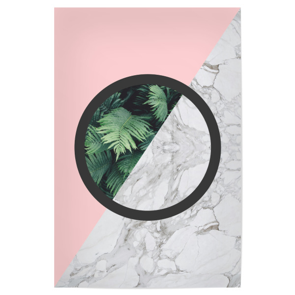 Poster "Geometric Marble 2" artboxONE - Natur,Abstrakt,Geometrie,Marmor