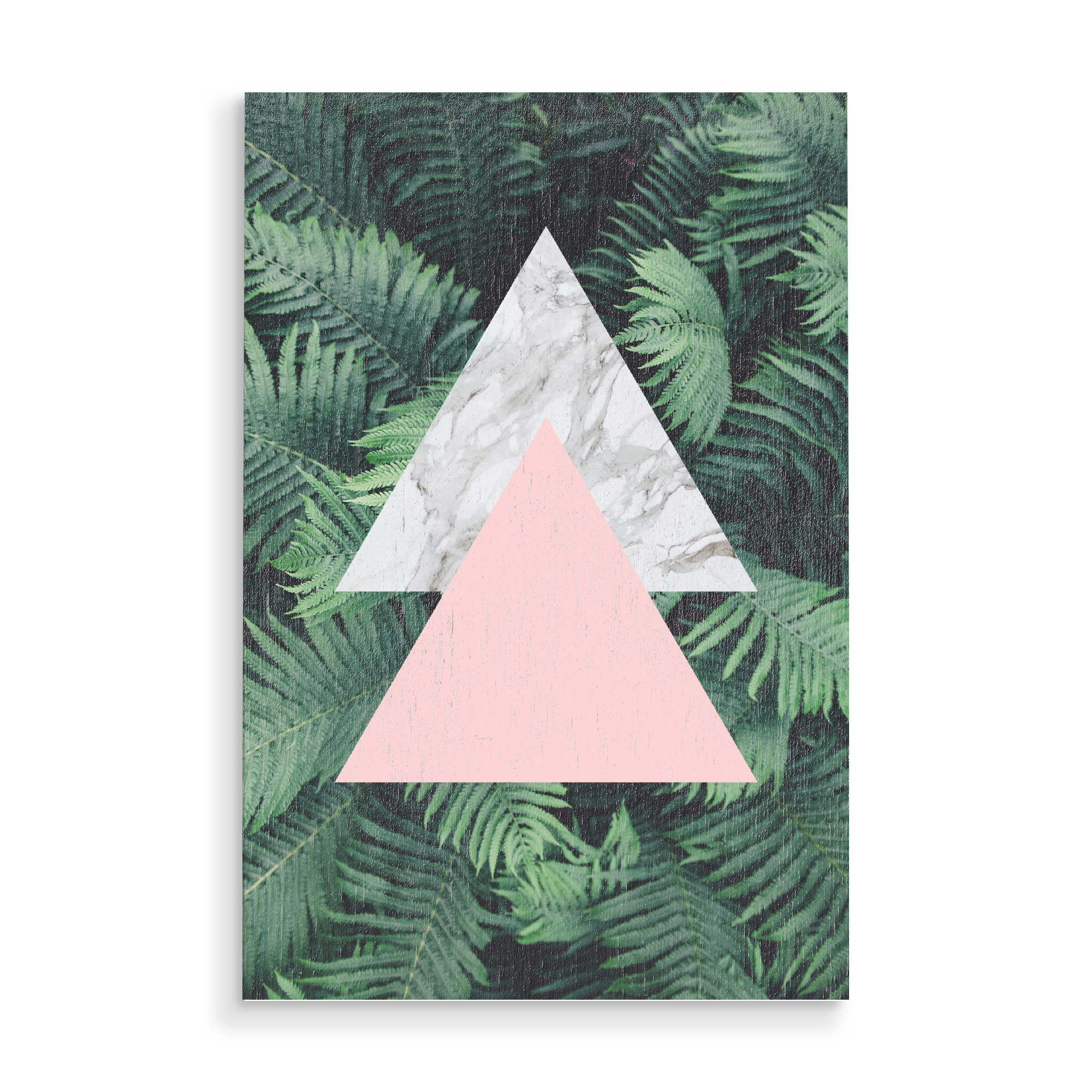 Holzbild "Geometric Marble" artboxONE - Abstrakt,Geometrie,Marmor