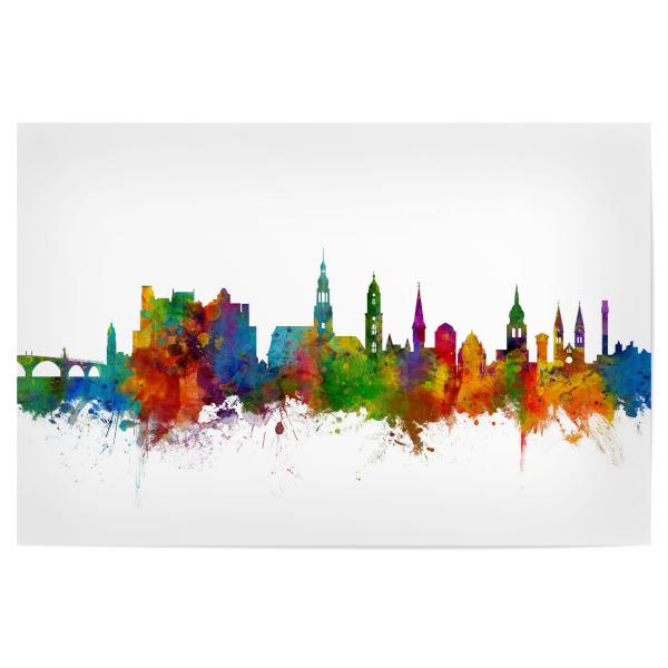 Poster 30x20 cm "Heidelberg Germany Skyline 2" artboxONE - Städte,Reise,Städte / Weitere