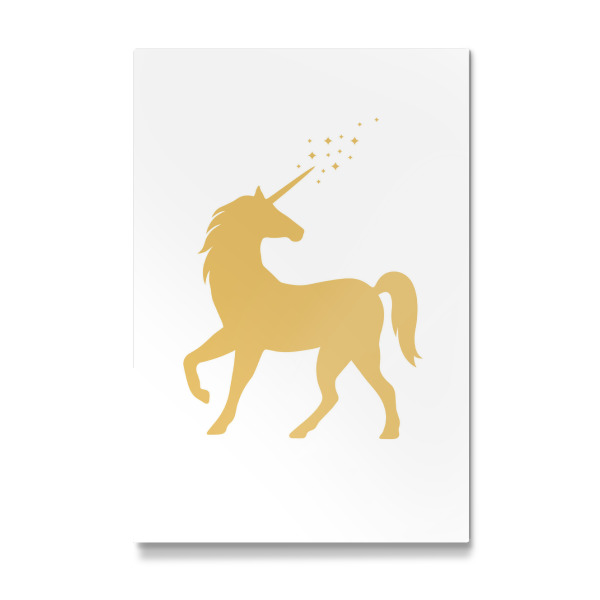 Galerie-Print "Unicorn gold" 30x20 cm artboxONE