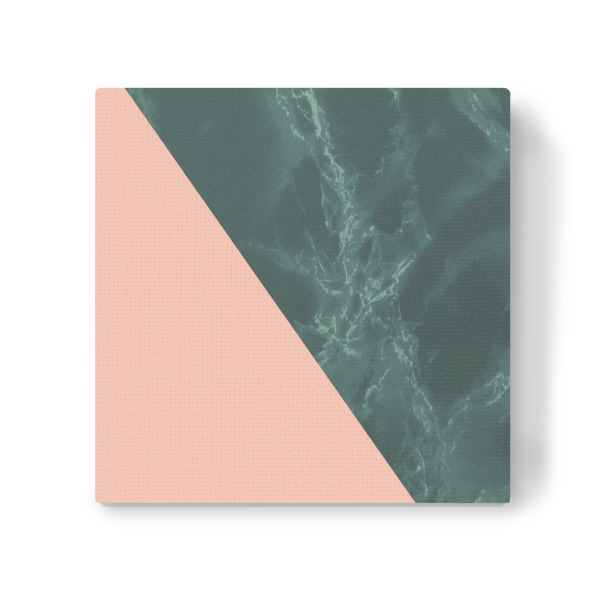 Leinwandbild "Coral Ocean" artboxONE - Natur,Abstrakt,Geometrie,Marmor