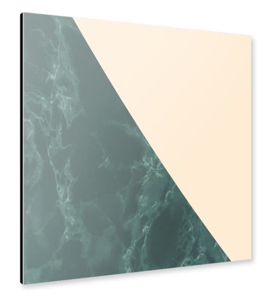 Alu-Dibond "Blush Ocean" 30x30 cm artboxONE
