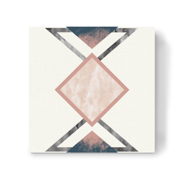 Leinwandbild "Geometric Mixed Materials" artboxONE - Geometrie,Marmor - Gemischte materie,Grafik,Modern,Rosa,Marmor,Geometrisch,Digitale kunst,Marmor