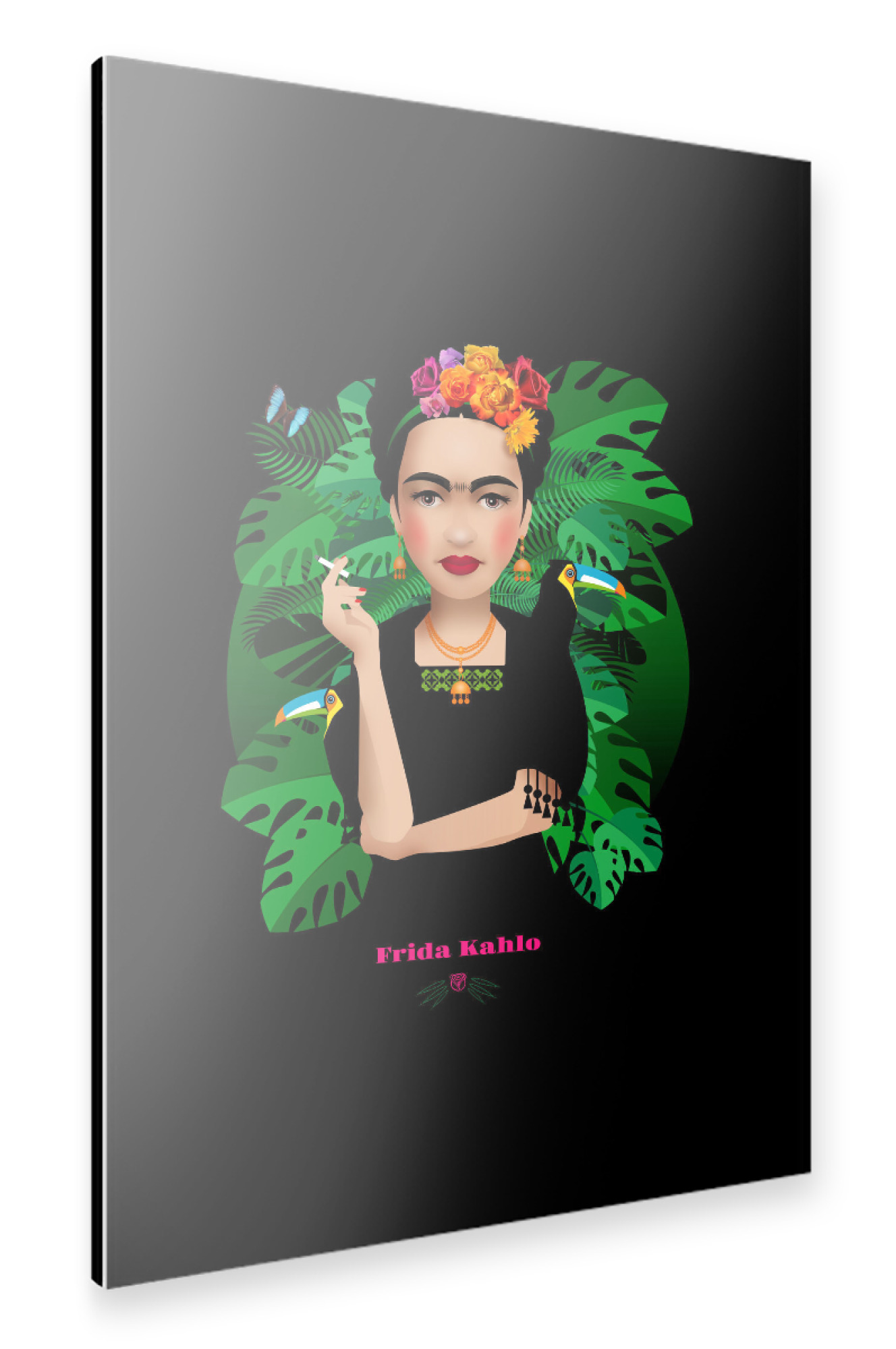 Alu-Dibond "Frida Kahlo 2" 75x50 cm artboxONE