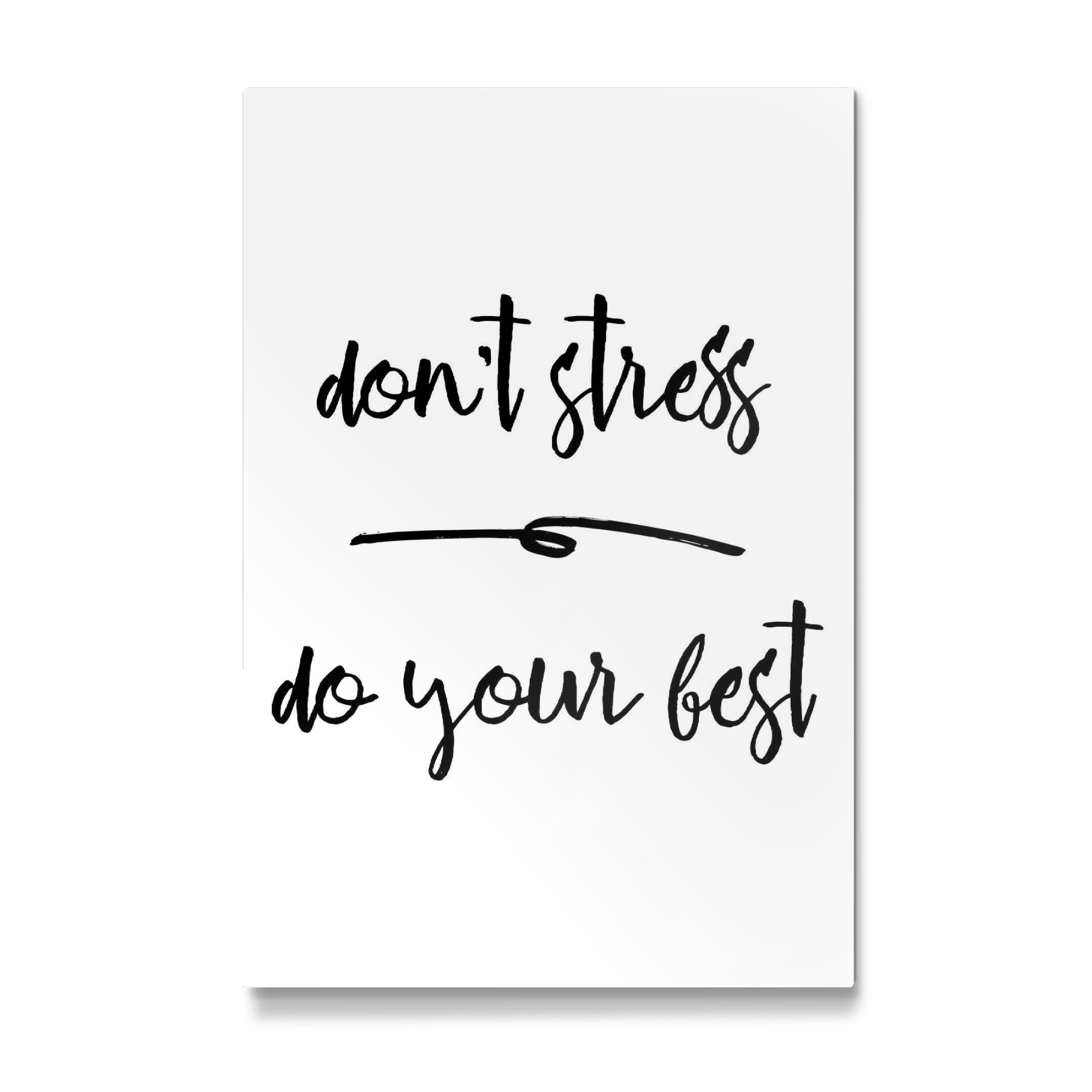 Galerie-Print "Don't Stress Do Your Best" 75x50 cm artboxONE