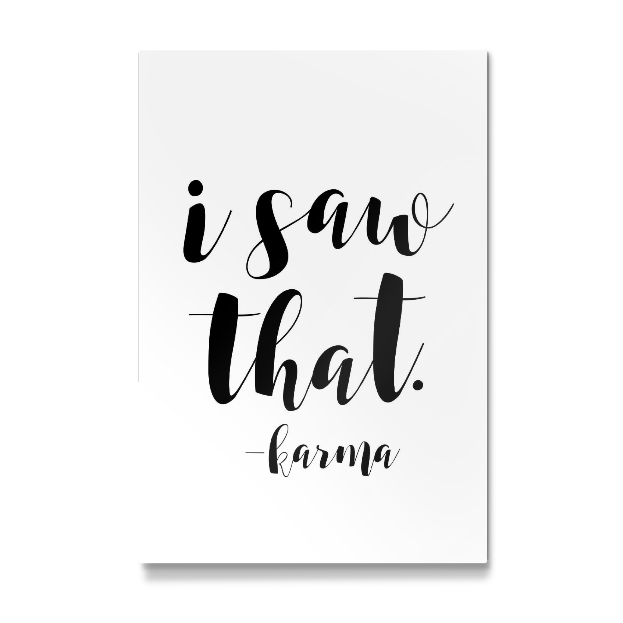 Galerie-Print "I saw that karma" 30x20 cm artboxONE