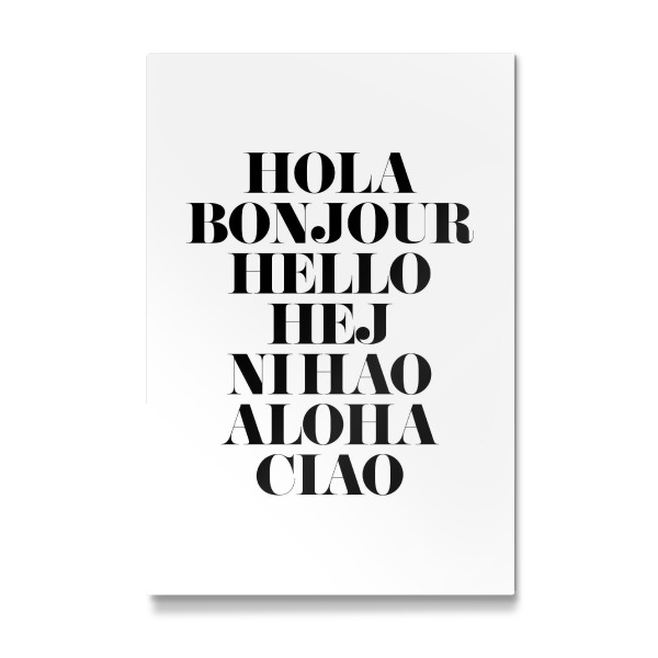 Galerie-Print "Hello" 30x20 cm artboxONE