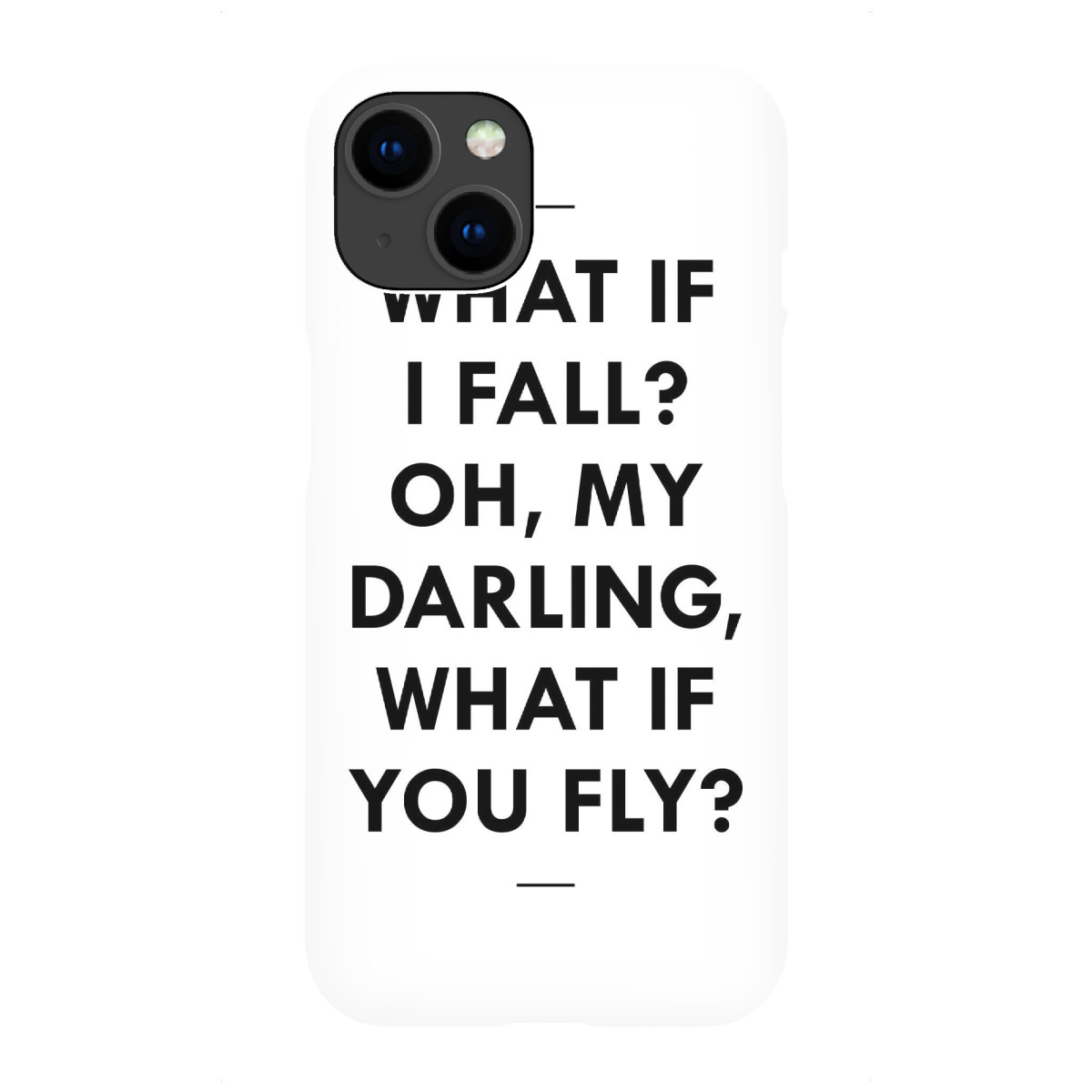 "WHAT IF"für iPhone - Premium-Case Handyhülle artboxONE