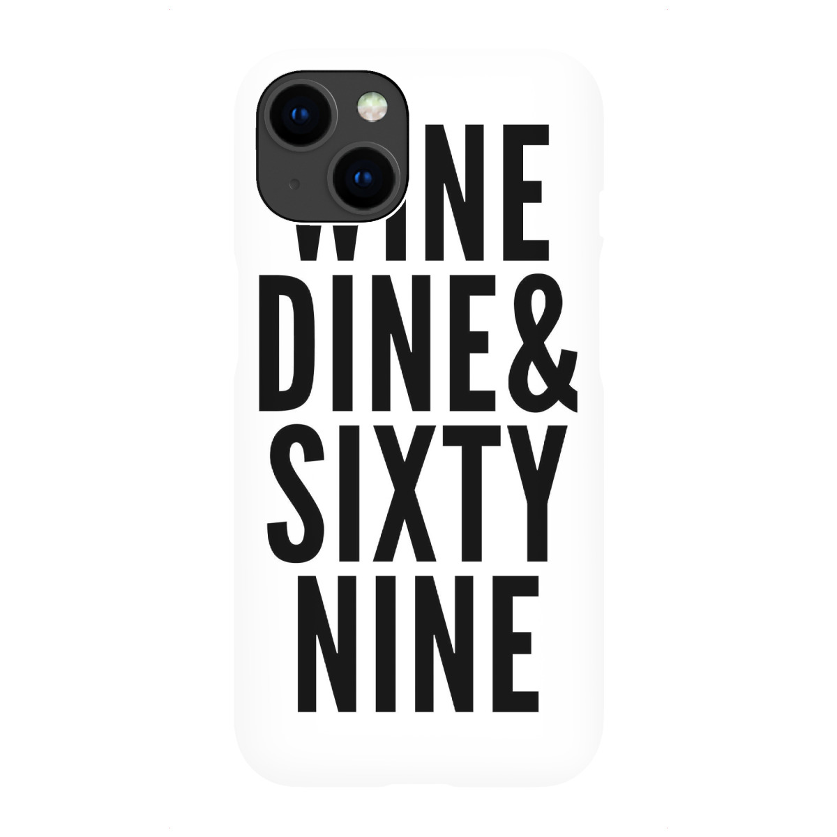 "Wine, Dine"für iPhone - Premium-Case Handyhülle artboxONE