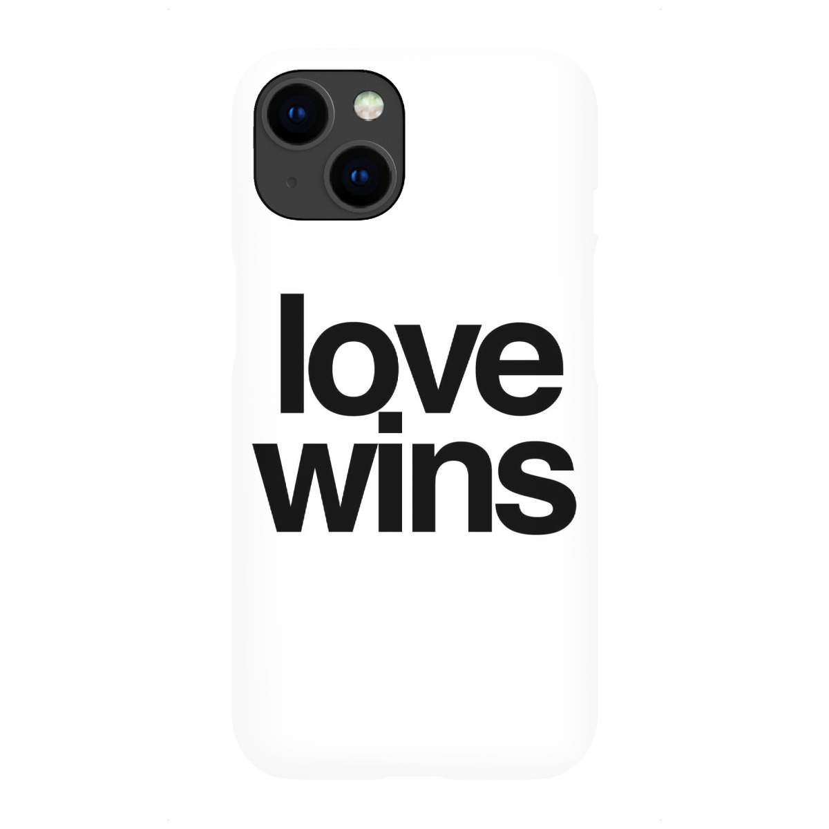 iPhone "Love wins" Premium-Case Handyhülle artboxONE