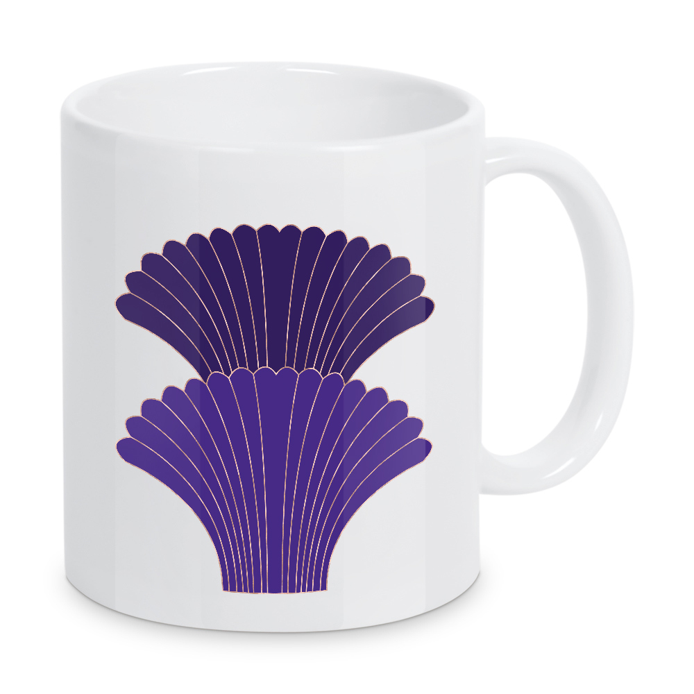 Tasse "Art Deco Muschel Muster" artboxONE - Abstrakt