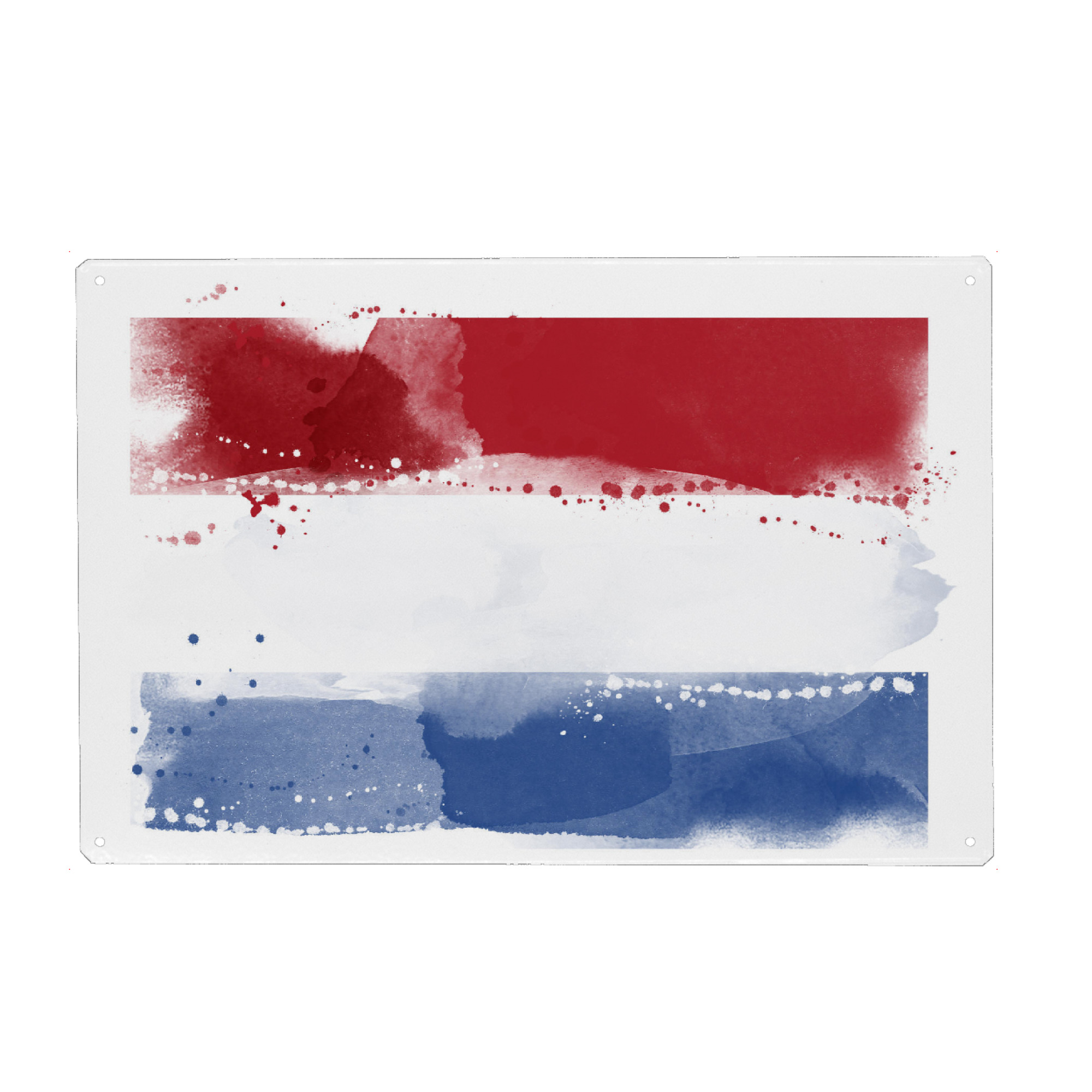 Holzbild "Flag of Netherland" artboxONE - Reise