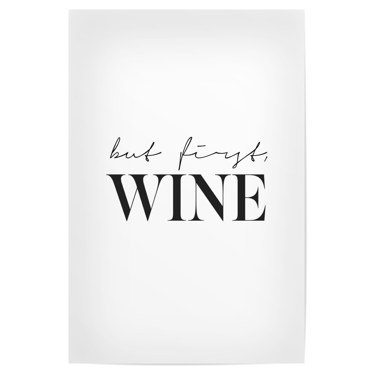 Purchase the Wine quote print as a Poster at artboxONE