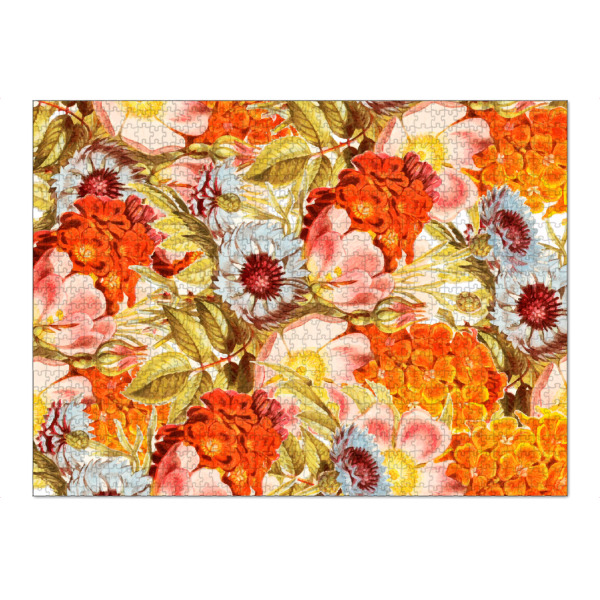 Puzzle Ravensburger "Coral Bloom" artboxONE - Natur,Floral,Abstrakt