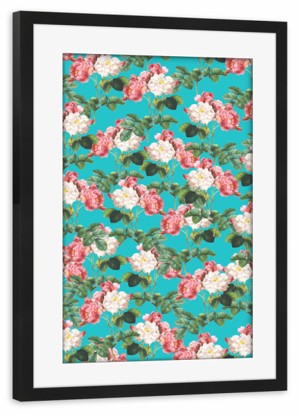 Poster mit Rahmen schwarz "Juliet v2" artboxONE - Natur,Floral,Abstrakt