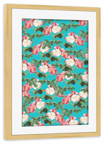 Poster mit Rahmen kiefer "Juliet v2" artboxONE - Natur,Floral,Abstrakt