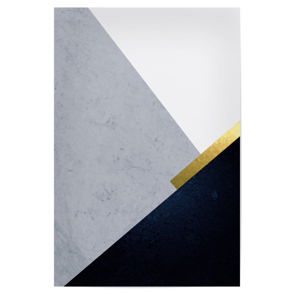 Poster "Scandi Blue" artboxONE - Abstrakt,Geometrie