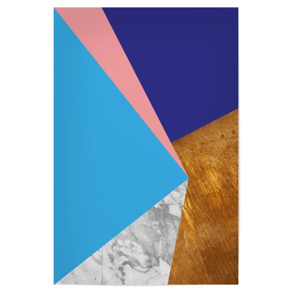 Poster 30x20 cm "Pattern 01" artboxONE - Abstrakt,Geometrie,Marmor