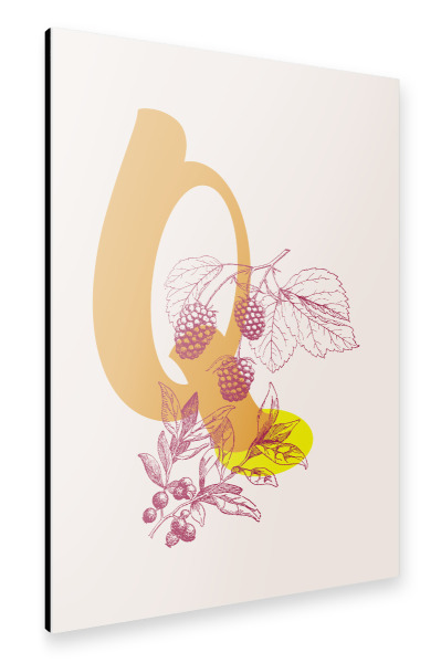 Alu-Dibond "Q" 30x20 cm artboxONE