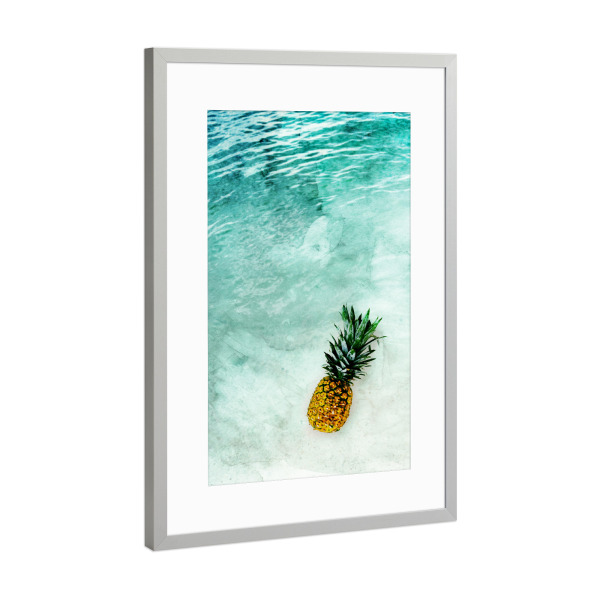 Poster mit Rahmen Silber "Alone in the Light" artboxONE - Natur,Essen & Trinken,Essen & Trinken / Obst & Gemüse,Festivals