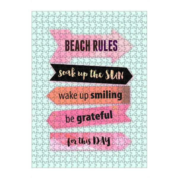 artboxONE Puzzle "Beach Rules" artboxONE - Reise,Streetart,Festivals
