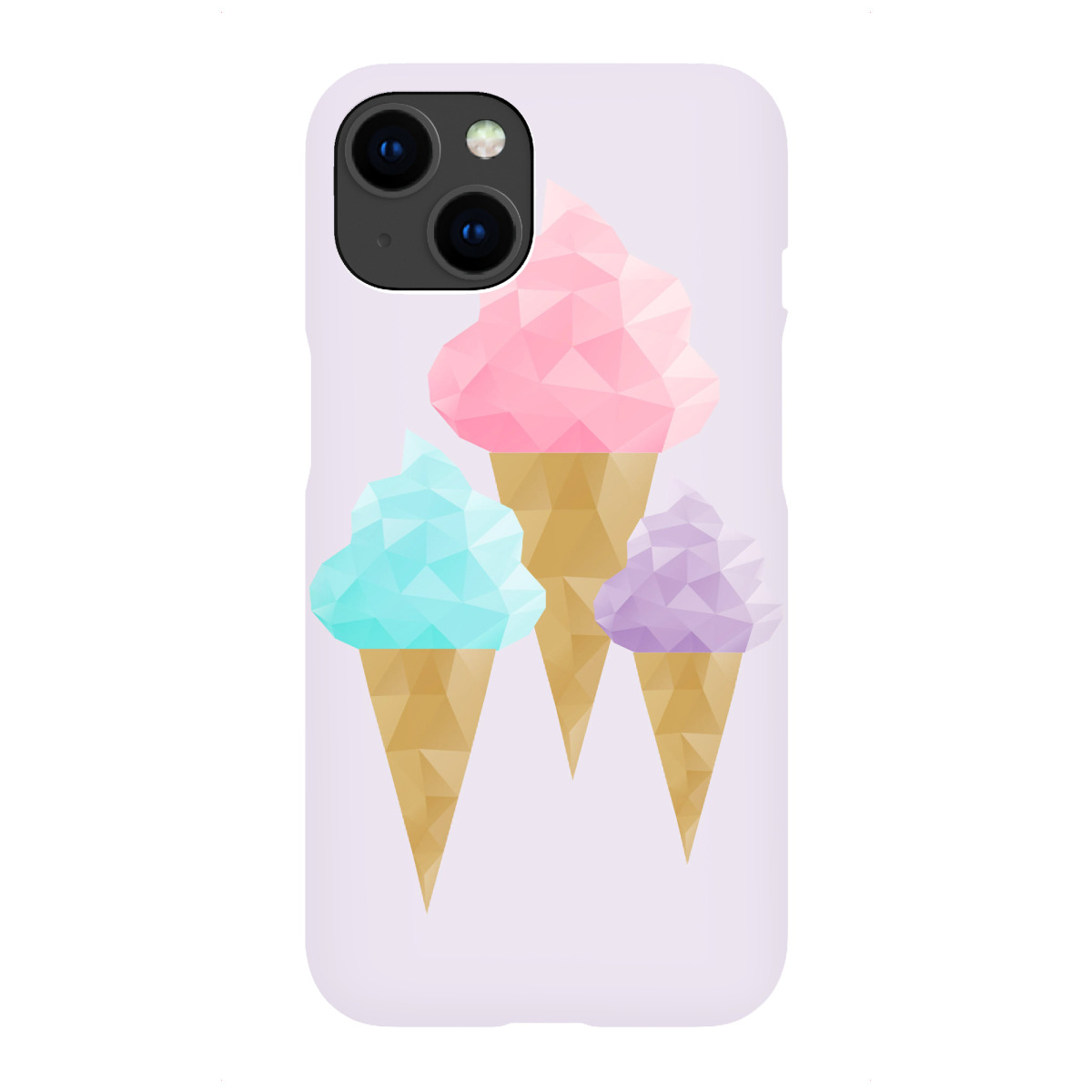 iPhone "Geometric Ice Cream" Premium-Case Handyhülle artboxONE