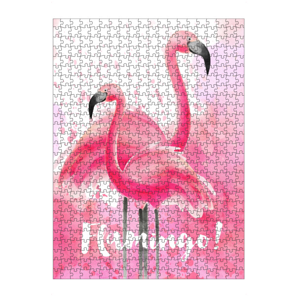 artboxONE Puzzle "Flamingos" artboxONE - Natur,Tiere,Festivals