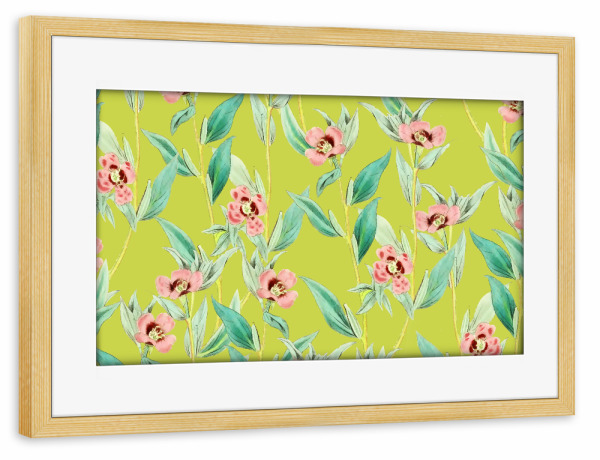 Poster mit Rahmen kiefer "Prosper" artboxONE - Natur,Floral,Festivals