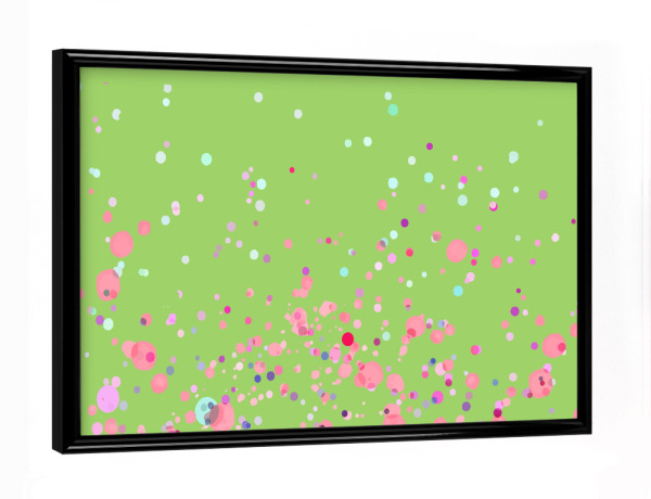 Poster mit schwarzem Rahmen "Joy V2" artboxONE - Abstrakt,Festivals