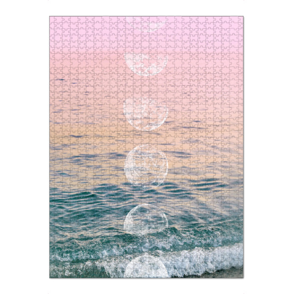 Puzzle Ravensburger "Moontime Beach" artboxONE - Natur,Festivals