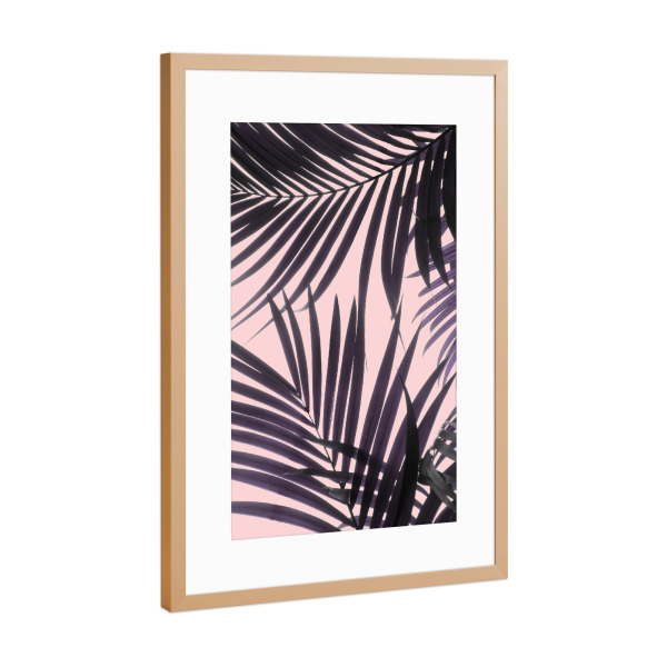 Poster mit Rahmen Kupfer "Delicate Jungle" artboxONE - Natur,Floral,Festivals